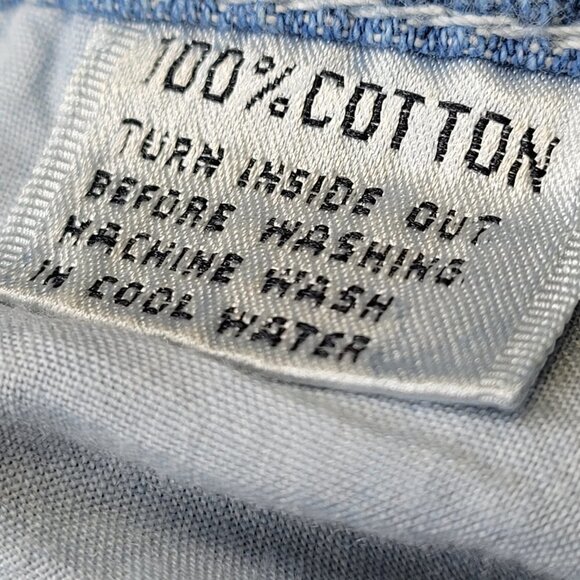 FADED Cotton Denim Shorts Size S or Size M - Picture 5 of 15